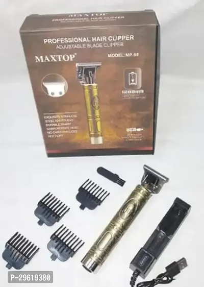 MAXTOP Cordless Fast Charging IPX6 Waterproof Beard Trimmer KUBRA KB 8000 GOLDEN 60-MINS TRIMMERS FOR MENAND WOMEN-thumb0