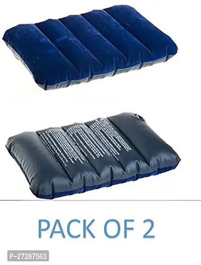 Velvet Air Pillow Cushion Sleeping Bag (Blue) (Pack of 2)-thumb2