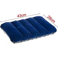 Velvet Air Pillow Cushion Sleeping Bag (Blue) (Pack of 2)-thumb3