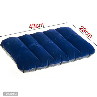 Velvet Air Pillow Cushion Sleeping Bag (Blue) (Pack of 2)-thumb4