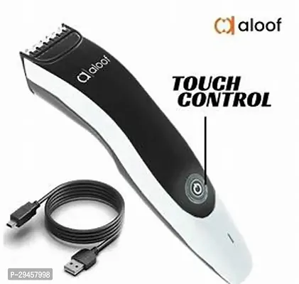 Aloof A2020 Hair Trimmer Professional Hair Trimmer Men's Hair Razor Set Long Hair Trimmer Hair Trimmer Hair Trimmer Hair Trimmer Men with LCD Display 9 Guide Combs Rechargeable *-White-thumb0