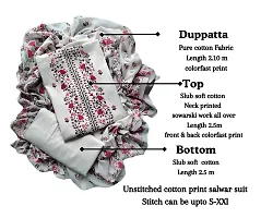 Stylish Printed Dress Material With Dupatta-thumb1