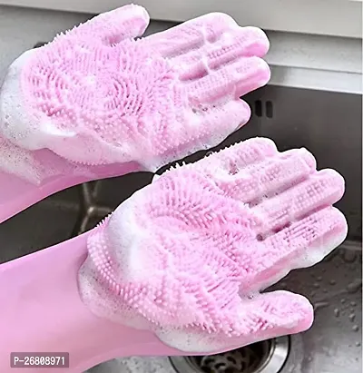 Classic Hand Gloves 1 Pair For Dishwashing-thumb0