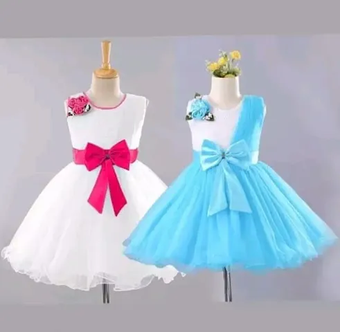 New stylish floral Baby Girls Dress/Frocks (GIF) 2 PCS COMBO