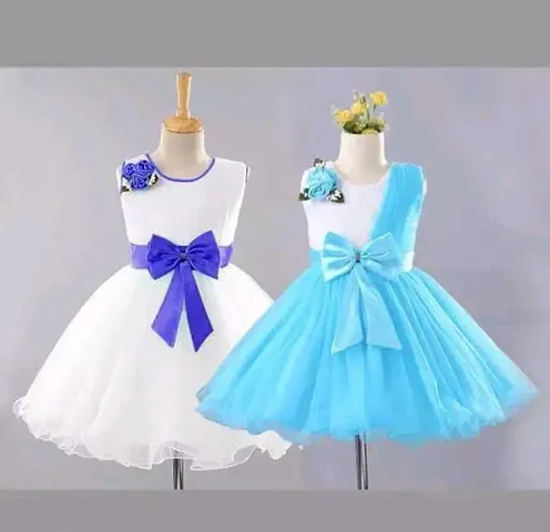 Girls Frocks Dresses Pack Of 2 PCS (GIF)