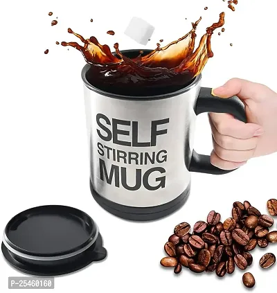 Self Stirring Mug Black-thumb0