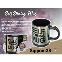Self Stirring Mug Black-thumb1