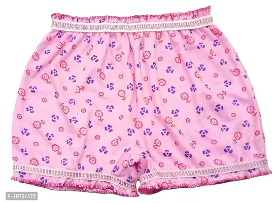 KIDBIRD Pure Cotton Printed Multi-Coloured Bloomer Panties for Girls  Kids (Pack of 6)-thumb3