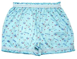 KIDBIRD Pure Cotton Printed Multi-Coloured Bloomer Panties for Girls  Kids (Pack of 6)-thumb1