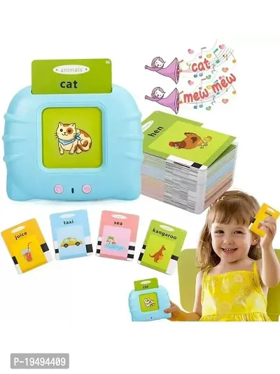 Talking English  Words Flash  Cards Preschool Electronic Reading Early Talking Flashcard Toy  For Kids -112 pcs Card-thumb0