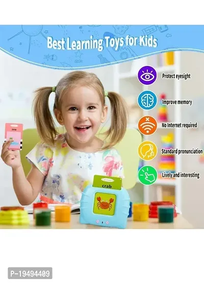 Talking English  Words Flash  Cards Preschool Electronic Reading Early Talking Flashcard Toy  For Kids -112 pcs Card-thumb2
