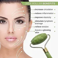 Jade Roller Facial Massager And Gua Sha Tool-thumb1