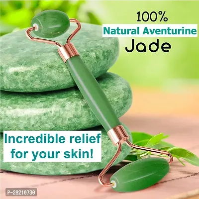 Jade Roller Facial Massager And Gua Sha Tool