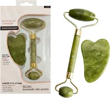 Jade Roller Facial Massager And Gua Sha Tool-thumb1