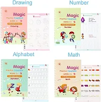 Magic Practice Copybook, (4 Book + 10 Refill) Number Tracing Book for Preschoolers with Pen-thumb3