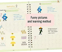 Magic Practice Copybook, (4 Book + 10 Refill) Number Tracing Book with Pen-thumb2