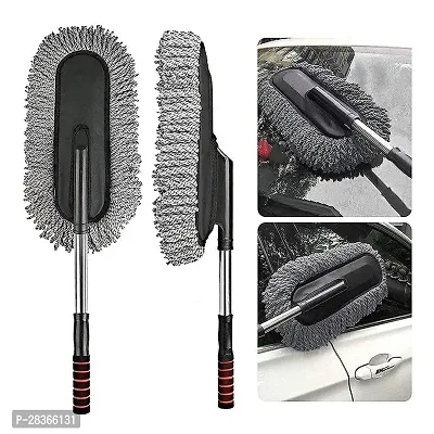 Super Soft Microfiber Duster Exterior with Extendable Handle