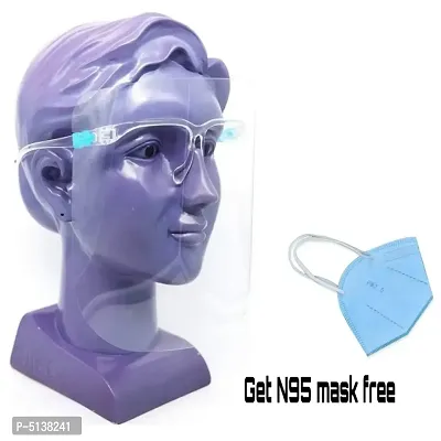 Face Shield with N95 Mask-thumb0