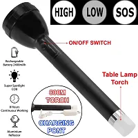 2in1 600ML 50W 3 Mod High,Low,Table Lamp in 1400mAh Battery to Emergency Lamp Torchlight Torch Light-thumb3