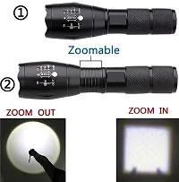 5mode Torch Lights Rechargeable Flashlight Rechargeable high Power 500 Meter Torch-thumb1