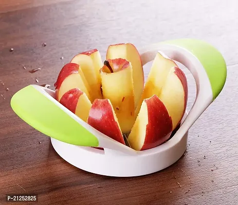 Pegrim Stainless Steel Vegetable, Apple, Watermelons  Fruit Cutter Slicer Chopper Masher Dicer (Plastic Apple Cutter)