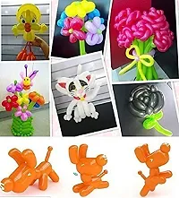 PEGRIM Long Latex Toy Balloon Modelling Animal Shaping Balloons - Mix Color (Pack of -100 Pcs.)-thumb4