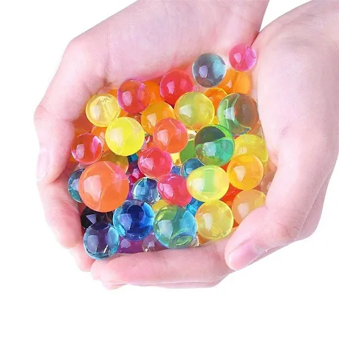 PEGRIM Water Jelly Water Balls Rubber Jelly Beads - 30 Packets (1800+ Pieces)