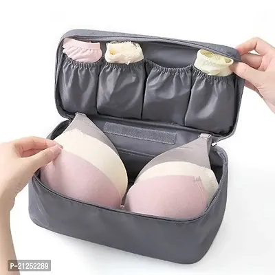 Pegrim Travel Underwear Panties Bra Pouch Organizer Bag Pouch Waterproof Personal Garment Bag Case d Inner Wear Storage Bag, Cosmetic, Make-up Pouch for Women, Travel Organizer Bag-thumb4