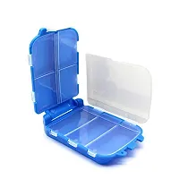 PEGRIM Plastic Medicine Storage 7 Compartment 7 Day Pill Reminder Plastic Portable Medicine Storage Case Container Pill Box - Available Color Will be Sent-thumb4