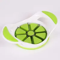 Pegrim Stainless Steel Vegetable, Apple, Watermelons  Fruit Cutter Slicer Chopper Masher Dicer (Plastic Apple Cutter)-thumb2