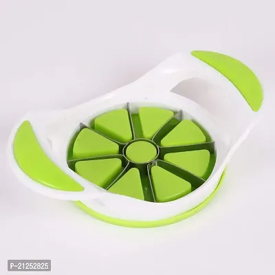 Pegrim Stainless Steel Vegetable, Apple, Watermelons  Fruit Cutter Slicer Chopper Masher Dicer (Plastic Apple Cutter)-thumb3