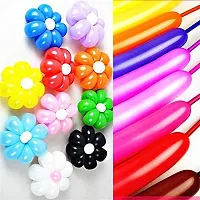 PEGRIM Long Latex Toy Balloon Modelling Animal Shaping Balloons - Mix Color (Pack of -100 Pcs.)-thumb1