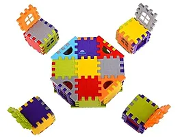 flexflair  House Building Blocks with Smooth Rounded Edges, Toys for Kids-thumb4