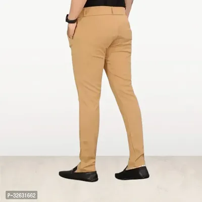 Classic Men Formal Trousers with Tailored Fit and Comfortable Waistband for Office or Events-thumb4