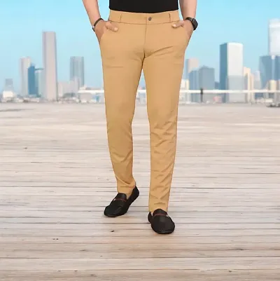 Mens Formal Lycra Trouser