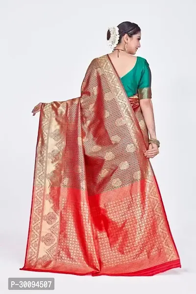 Stylish Multicoloured Art Silk Saree With Blouse Piece For Women-thumb2