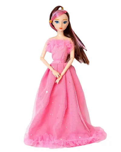 Princess Barbie Doll Set Dress Fashion Accessories Kit for Girl Kids