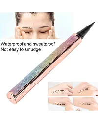 Professional Matte Black Liquid Eyeliner, Starry Eye Liner Pen Smudge-proof Waterproofs Long Lasting Eyeliner-thumb2