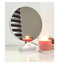 Led Magic Mirror Photo Frame With Charging Cable Can be Customize - Personalized for loved ones on any occasion (Round)-thumb2