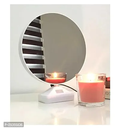 Led Magic Mirror Photo Frame With Charging Cable Can be Customize - Personalized for loved ones on any occasion (Round)-thumb3
