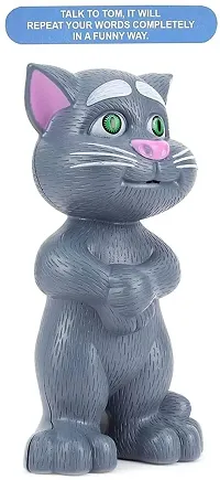 Repeating Words Talking Tom Cat Toy for Kids   - Color as per Stock-thumb3