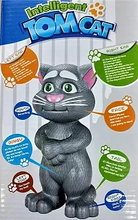 Repeating Words Talking Tom Cat Toy for Kids   - Color as per Stock-thumb2