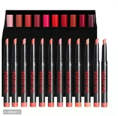 Premium Velvet Matte Pencil Lipstick Set of 12 Pieces-thumb0