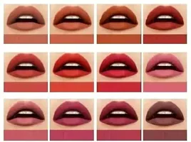 Premium Velvet Matte Pencil Lipstick Set of 12 Pieces-thumb4