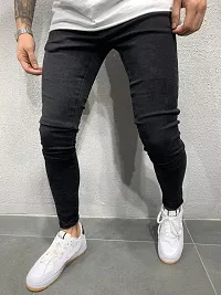 Stylish Denim Solid Jeans for Men-thumb1