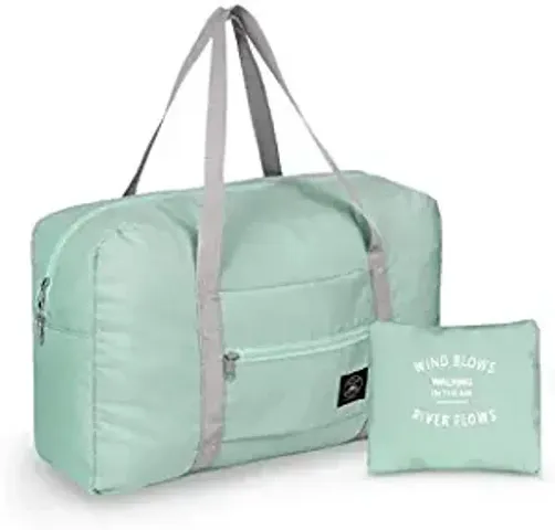 Womens and Mens Nylon Foldable Waterproof Travel Duffel Bag Folding Luggage Bag