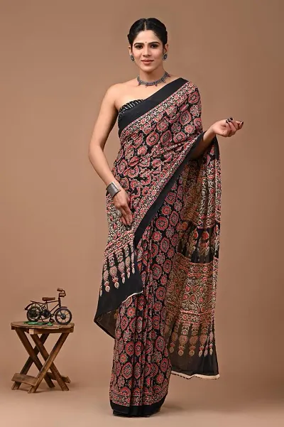 Stylish Silk Separate Blouse Piece Saree with Blouse piece