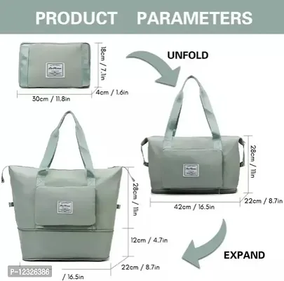 Portable Folding Travel Bag, Shopping Bag, Office Bag and Storage Bag | Multipurpose Expandable Handbags