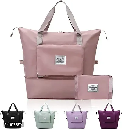 Portable Folding Travel Bag, Shopping Bag, Office Bag and Storage Bag | Multipurpose Expandable Handbags-thumb3