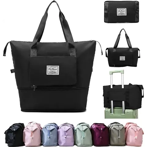 Portable Folding Travel Bag, Shopping Bag, Office Bag and Storage Bag | Multipurpose Expandable Handbags